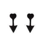 Heart Arrow Black