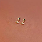Gold / 4mm Pair