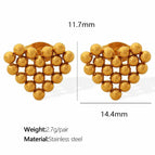 Eh487 Gold Earrings
