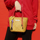 Chinese Red [Yellow Bag 16cm with Red Hand Strap]