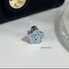 Flower Bear Earrings