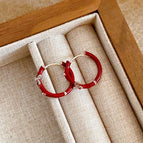 44#Earrings-Red-Bow