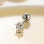 Silver / 1# White 4mm