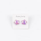A Pair of Purple Five-Pointed Stars