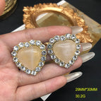 Fm1459 Pink Stud Earrings