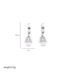 Silver / Palm Shape