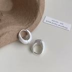 Water Drop Shaped Brushed Earrings