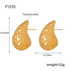 F1210-Gold  Earrings