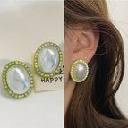 1349 Green 925 Silver Needle