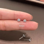 2# Medium Zircon Stud Earrings