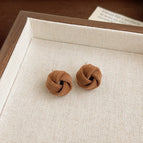 Circular Geometry Brown-Silver Needle