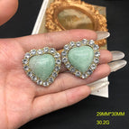 Fm1458 Green Ear Studs