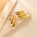 Ed009 Gold Stud Earrings