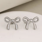 Bow 59 / Silver / 1 Pair/bag