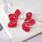 Silver Background Red