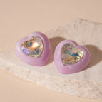 75# Silver Needle-Purple-Red Heart