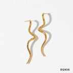 Gold Earrings D2856