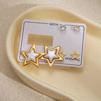 Five-pointed Star Earring Set 1162