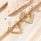 One Size / Gold / Peach Heart
