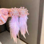 44# Silver Needle-Pink Feather