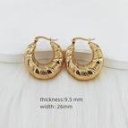 9.5mm * 26mm / Gold / 1 Pair/Package