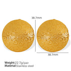 Eh553 Gold Earrings