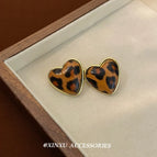 Love Leopard Print Earrings