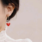 Red Earrings D82
