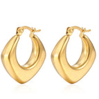 E37-Square Hollow Gold