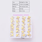 8x9.5mm / Butterfly / 12 Pairs/Package