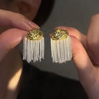 40# Silver Needle-Gold/1.3*1.1cm-Silver (Real Gold Plating)