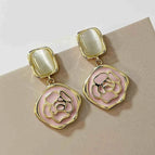 Pink Ear Studs Style 4