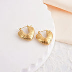 One Size / Gold / Red Heart
