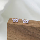Purple Hollow Butterfly/1 Pair
