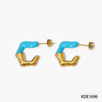 Light Blue Earrings