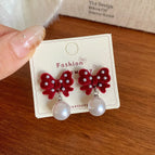 XHV2 Dot Red Bow