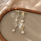 Pearl Zircon Ear Clip Style
