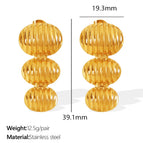 Eh597 Gold Earrings