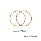 Gold / 40mm Pair
