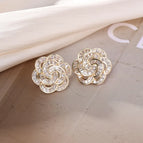 EZ009 Rose Flower with Gold Base