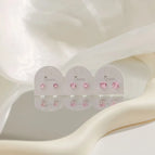 Pink Zircon round/3 Pairs
