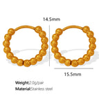 Eh277 Gold Earrings