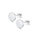 Silver / 8mm Pair