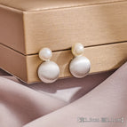 8#A Pair of Pearl Earrings (S925 Silver Needle)