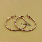 Rose Gold / 25mm Pair