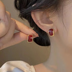 Square Stud Earrings