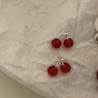 Red Cherry Earrings N