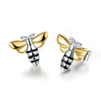 Bee ear studs / 925 Silver