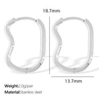 Eh826 Silver Earrings