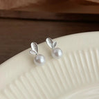 Simple Leaf Pearl-Silver Needle